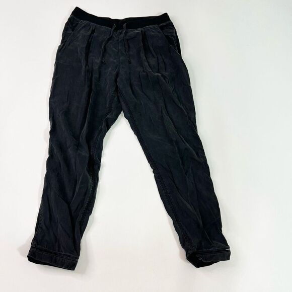 Lululemon Joggers Womens 6 High Rise Pull-On Drawstring Mesh Cuffs Sweatpants - Picture 1 of 11